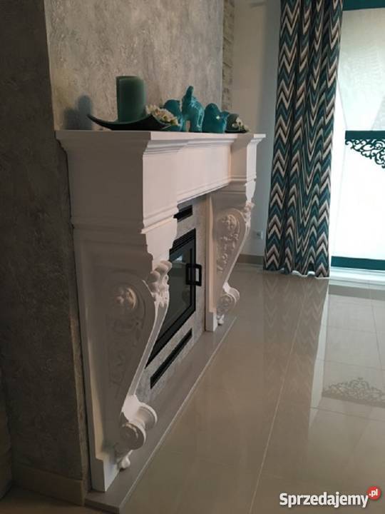 DUŻY Portal kominkowy GIPSOWY HERKUS Wyczechowo