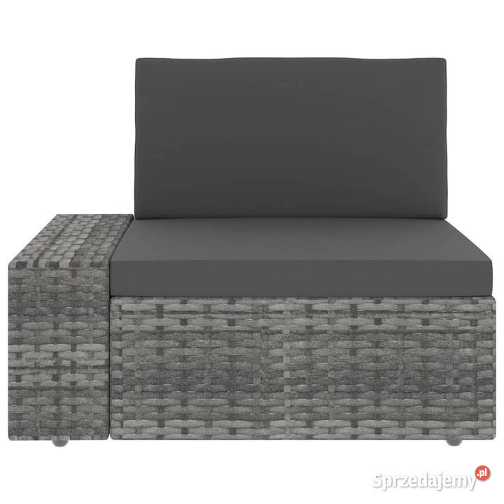 Sofa modułowa 2osobowa rattan PE szara WM49525 mazowieckie