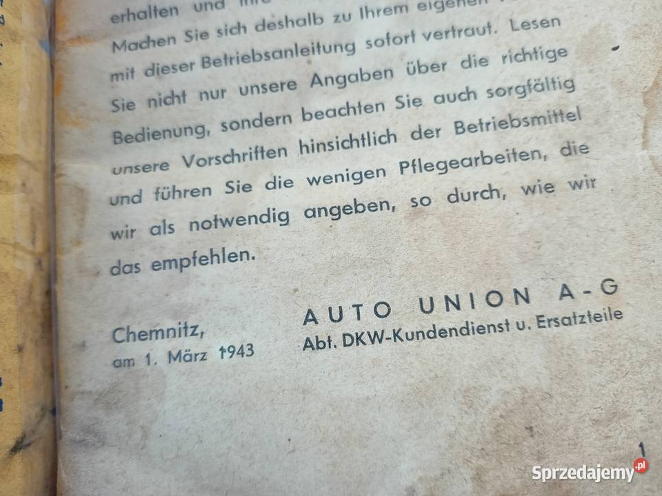 DKW NZ 200 NZ 500 Bydgoszcz