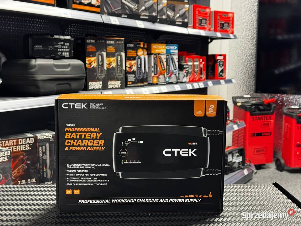 Ładowarka CTEK PRO25S 25A 12V LEAD LiFePO4