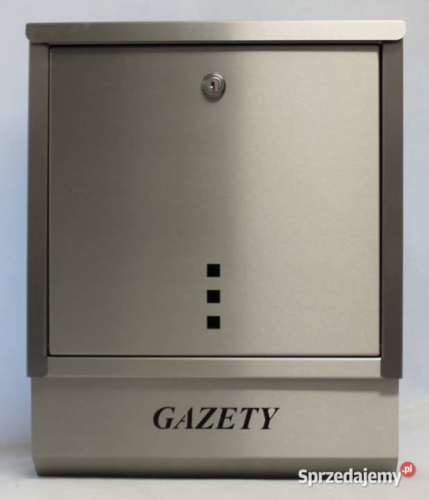 Nierdzewna skrzynka na listy AKITAGAZETNIK Bochnia sprzedam