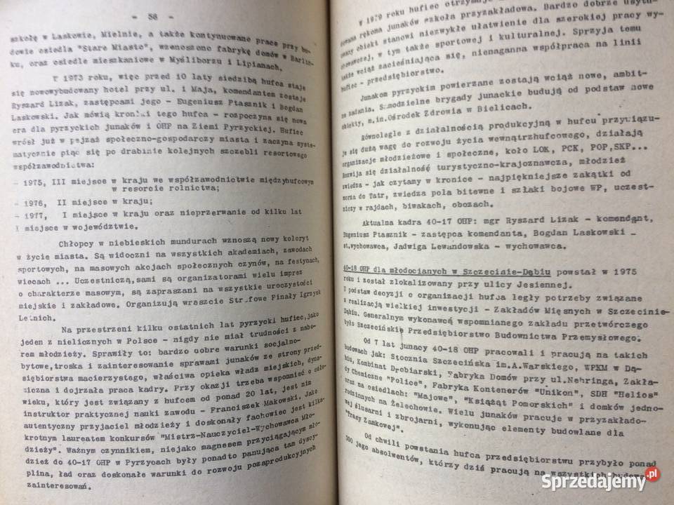 3418 25 Lat Działalności OHP Na Pomorzu Antykwariat