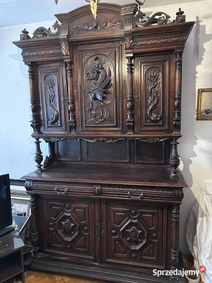 stary kredens rzeźbiony Radomsko