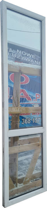 OKNO KacprzaK 65x232 FIX OKNA Używane Witryna Lublin
