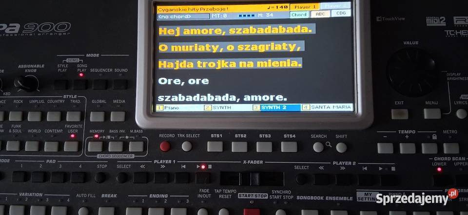 Korg PA900 łódzkie Radomsko