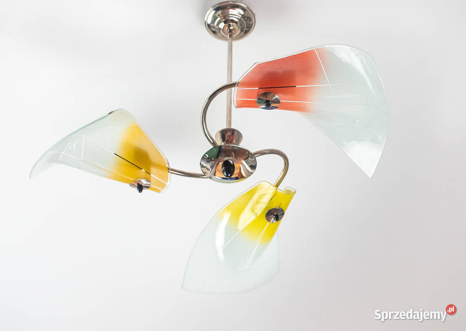 Żyrandol lata 60 Look PopArt MidCentury Vintage