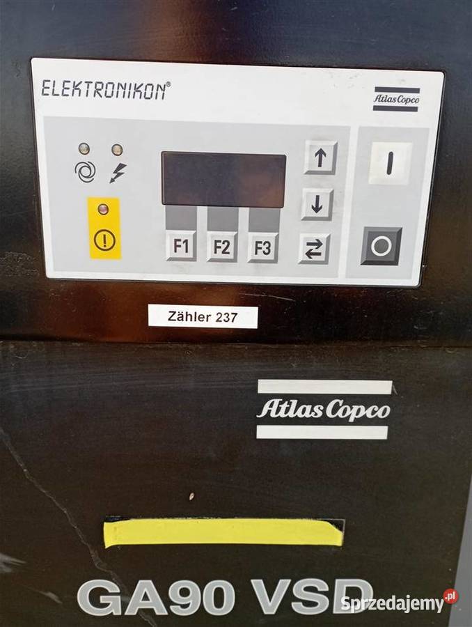 Sprężarka śrubowa kompresor ATLAS COPCO GA90 VSD Wilków