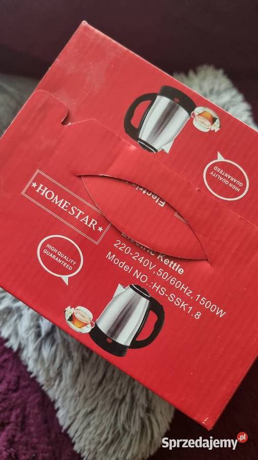 Nowy czajnik elektryczny HomeStar 18L 1500W podlaskie sprzedam