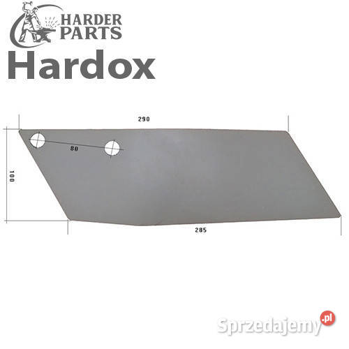 Dłuto 100hektarów HARDOX 35071L części do pługa