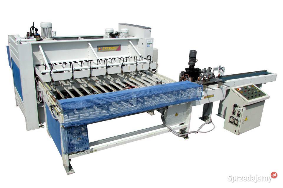 Prasa do klejenia drewna z podajnikiem STETON pomorskie