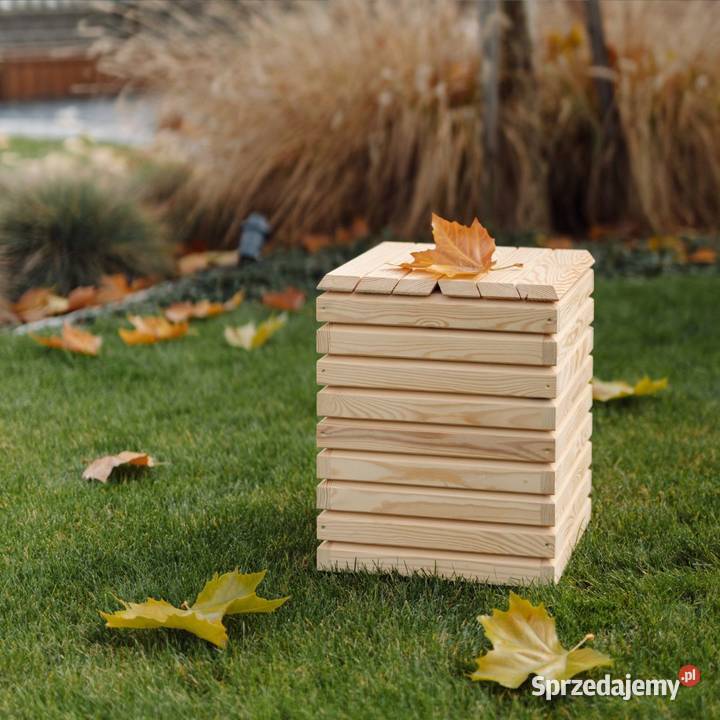 Pufa drewniana ogrodowa siedzisko kufer skrzynia śląskie Kalety sprzedam