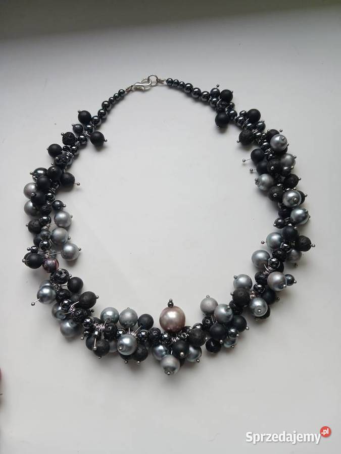 Naszyjnik perłowy krótki mazowieckie Warszawa