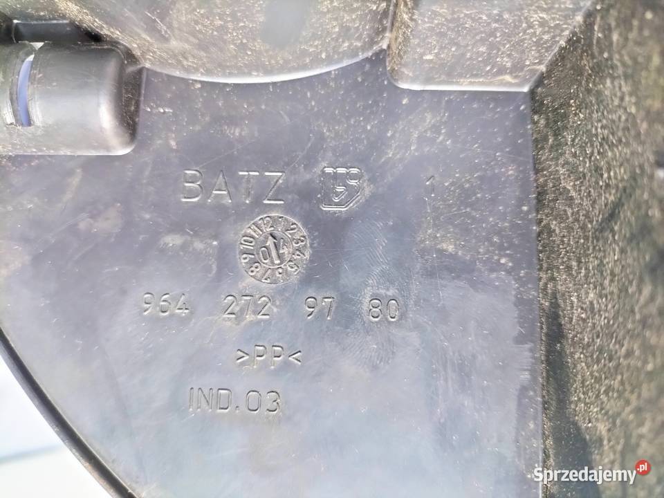 Citroen C3 MK1 WKŁAD KOŁA ZAPASOWEGO 9642729780
