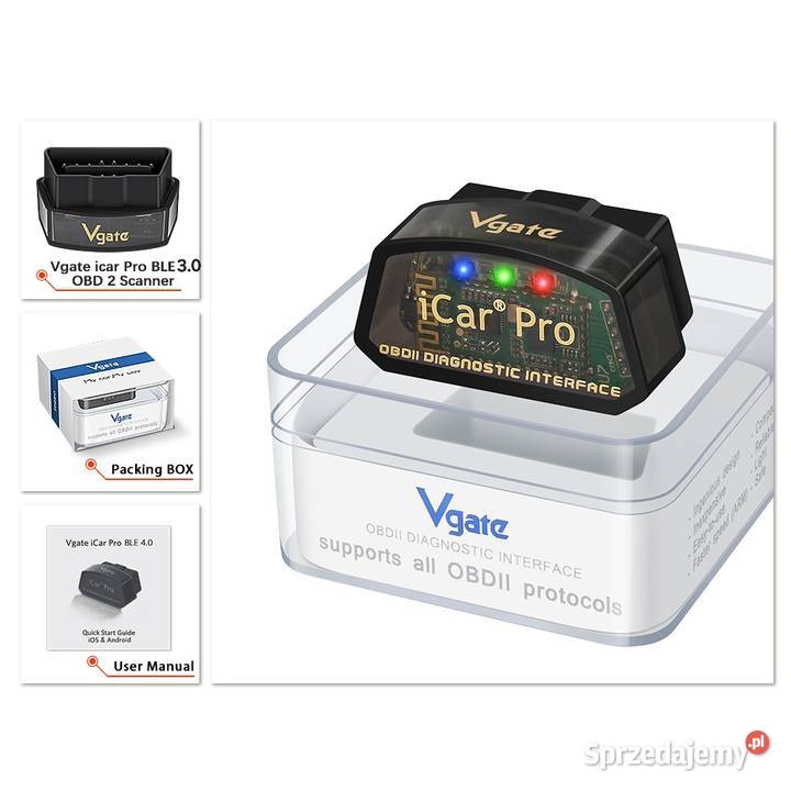 Tester błędów OBD Vgate vLinker MS AndroidIOS