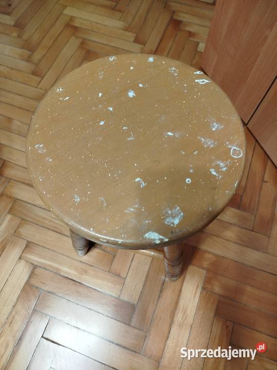 Taboret z prawdziwego drewna 46 wysokości 31 Kraków