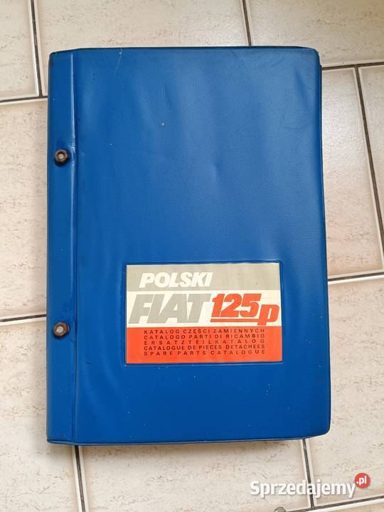 Polski Fiat 125p katalog części zamiennych Pruszków