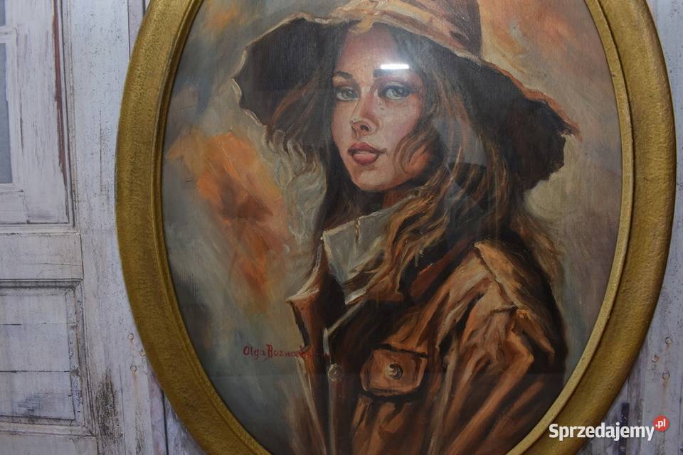 Olga Boznańska Dziewczyna w Kapeluszu Stary