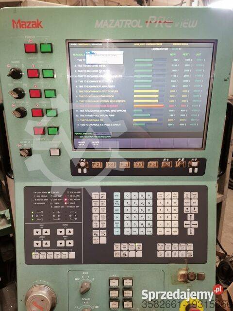 Wycinarka laserowa Mazak Hyper Gear 510 40 kW Produkcja Radomsko