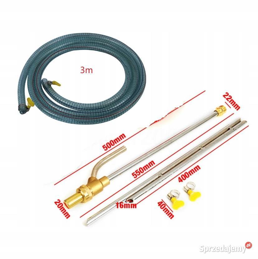 Zestaw do Hydropiaskowania 250 bar 3 m Wąż do małopolskie