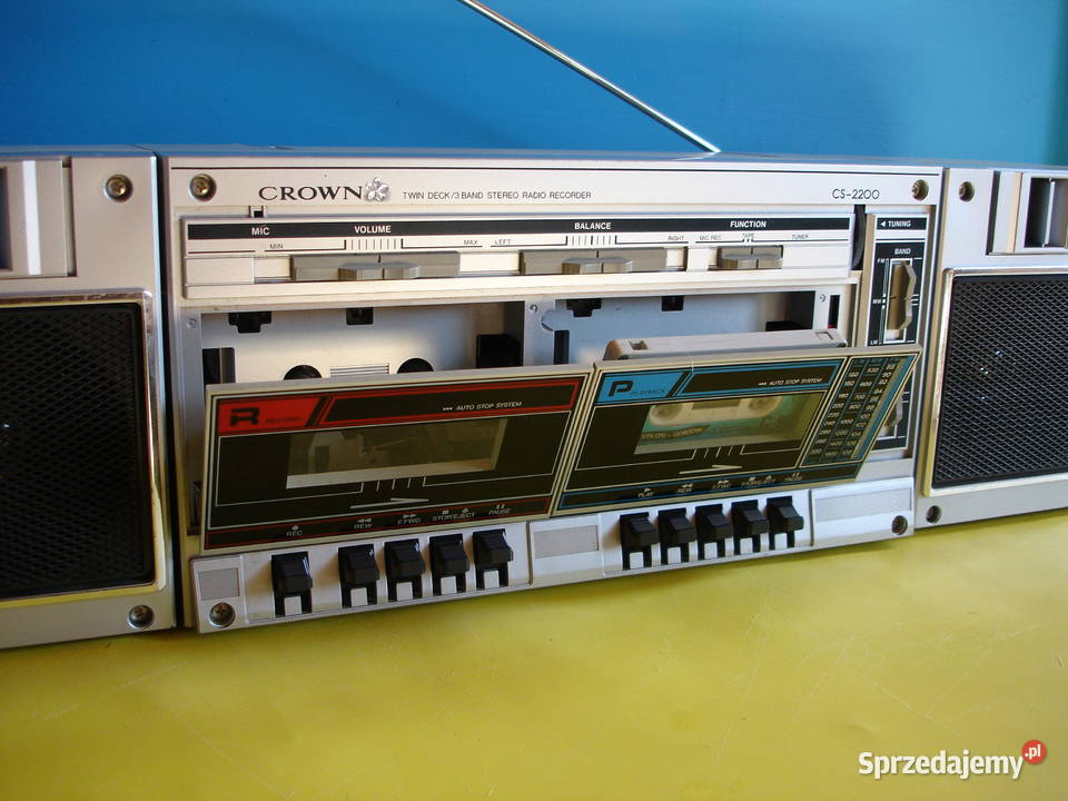 Radiomagnetofon CROWN CS2200L Radioodtwarzacze lubuskie Zielona Góra