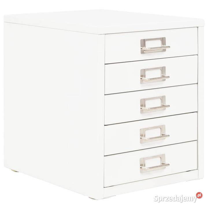 vidaXL Szafka na dokumenty z 5 szufladami, metal (245975)