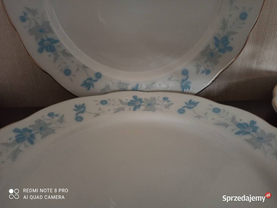 Talerze porcelanowe PRL 6 Białystok