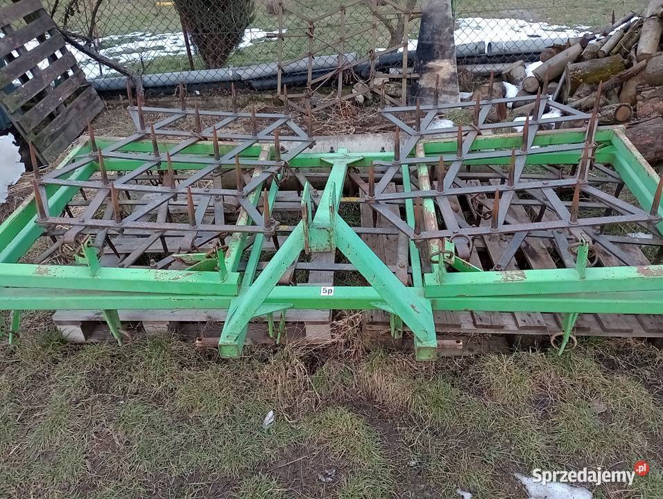 Brony 5 polowe 16 ząb Brony Wola Ociecka sprzedam