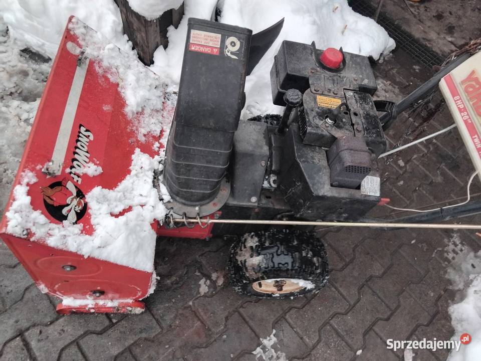 Duża odśnieżarka 2 wirniki yard man snowolf Konina sprzedam