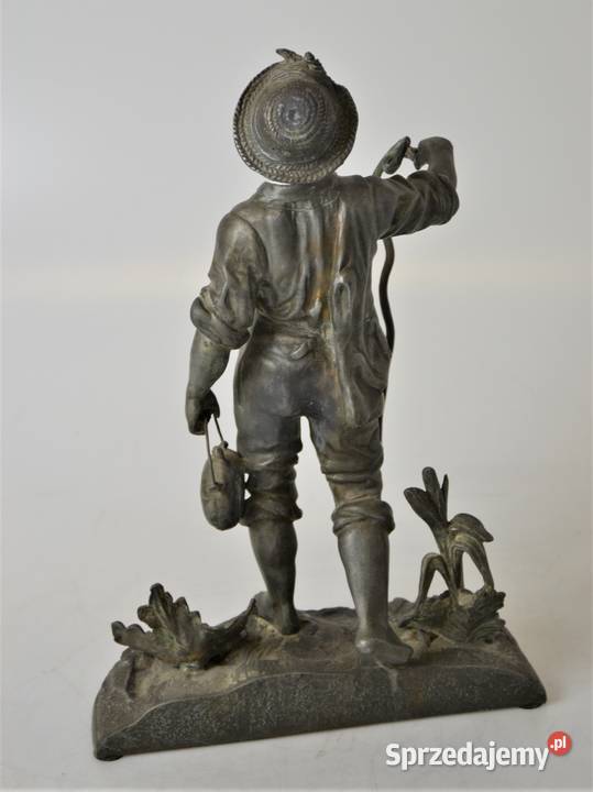 Łowca raków cynkal sygnowany Moreau Francja Warszawa sprzedam