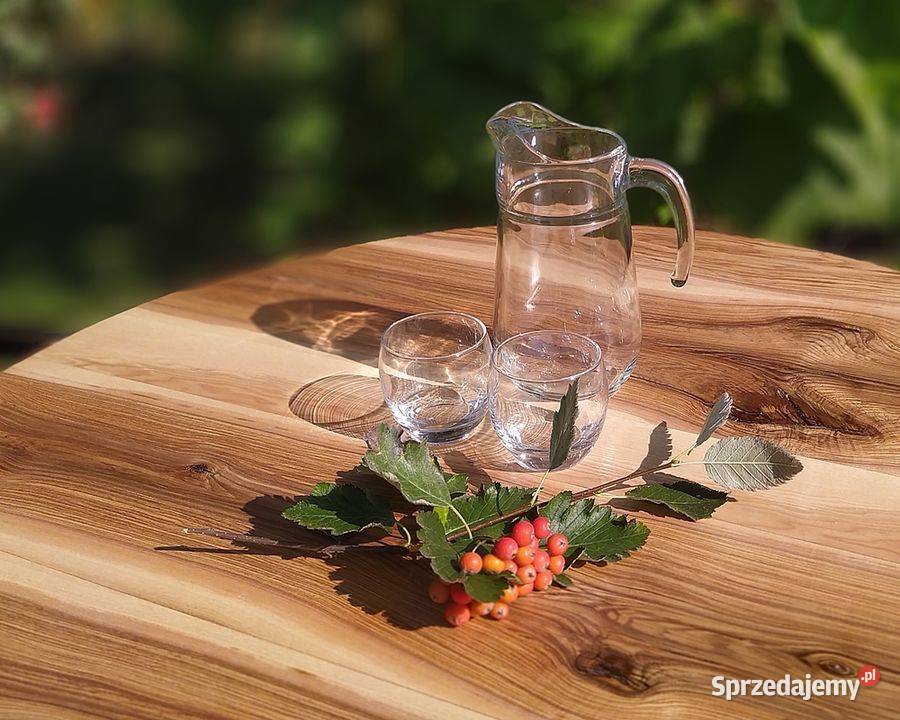 Stół okrągły loftowy jesionowy Pińczów