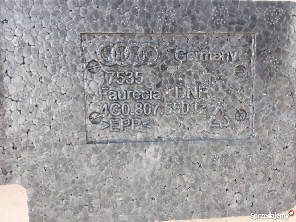 AUDI A6 C7 ABSORBER PIANKA ZDERZAKA PRZÓD Bieleń