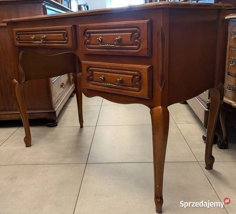 Dębowe biurko ludwikowskiesklep Dąbrowa Górnicza