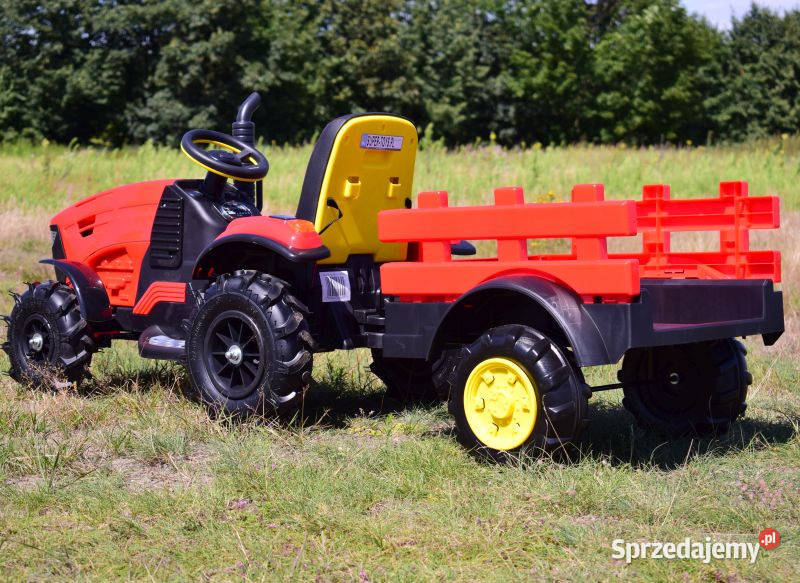 Autko na akumulator MEGA TRAKTOR Z PRZYCZEPĄ Myszków