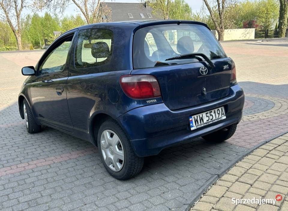 Toyota Yaris 10 Benzyna 2003r mazowieckie
