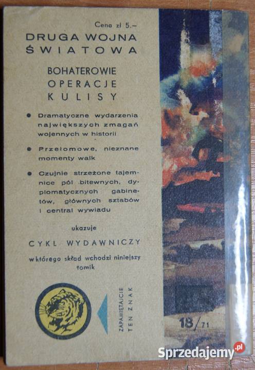 Żółty Tygrys W cieniu twierdzy Kołobrzeg 1871 Parczew