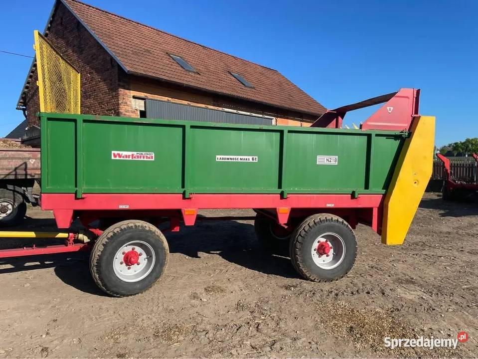 Rozrzutnik obornika 6 ton Przyczepy rolnicze sprzedam