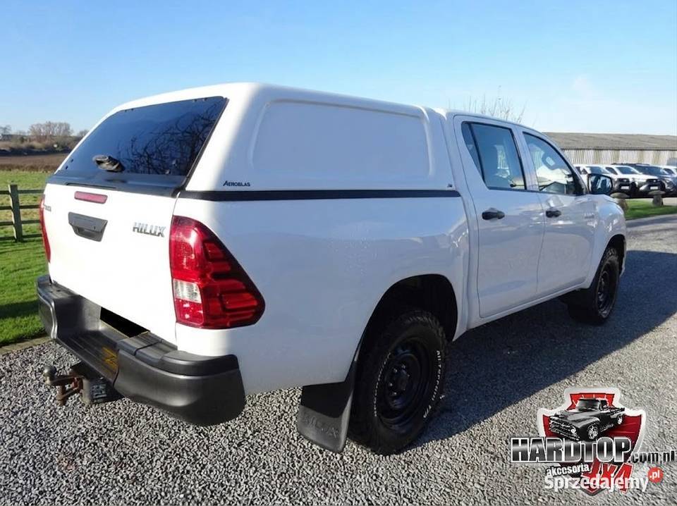 Zabudowa paki Hardtop Aeroklas Toyota Hilux osobowe Pasłęk sprzedam