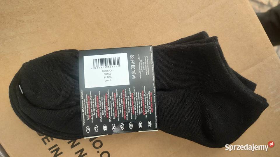 3pak czarnych skarpet stopki marki Bench 3942 Książ Wielkopolski sprzedam