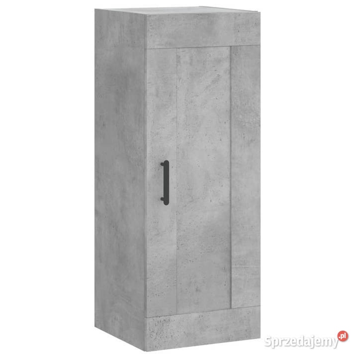 Wysoka szafka szarość betonu 345x34x180 Warszawa sprzedam