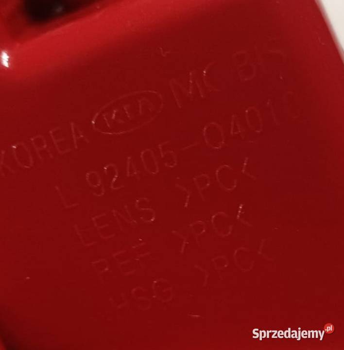 KIA NIRO I EV LAMPA PRZECIWMGIELNA LEWY TYŁ LEWA lewe Międzychód sprzedam