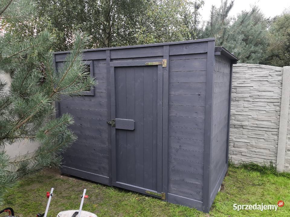 Domek ogrodowy narzędziowy drewutnia schowek wielkopolskie Kawnice