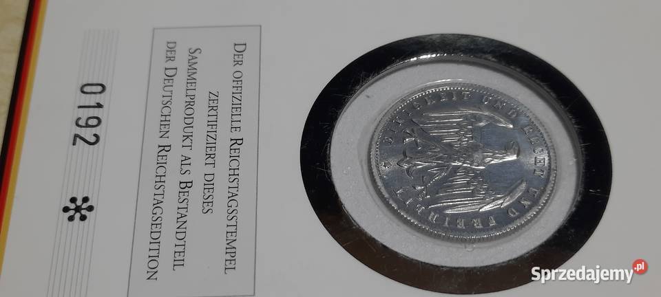 Niemcy 500 marek 1923 mennicza w blistrze Numizmatyka Warszawa sprzedam