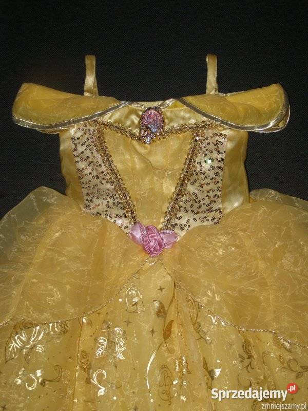 Strój kostium przebranie BELLA PIĘKNA I BESTIA 4 4 lata+ Siedlce