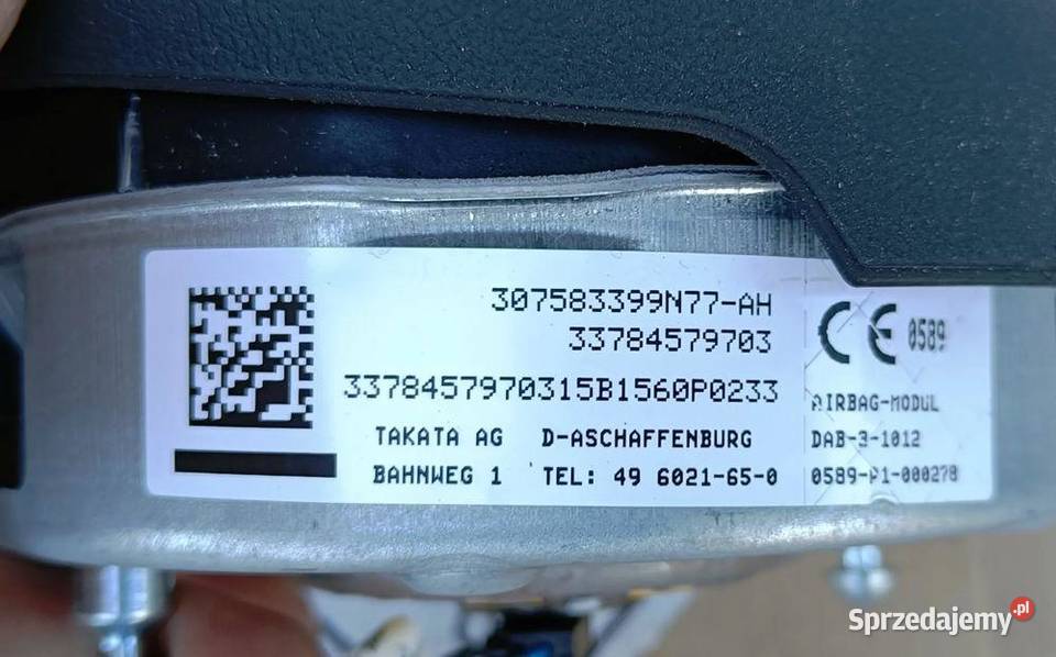 BMW X1 F48 X2 F39 X5 F15 AIRBAG PODUSZKA M sprzedam