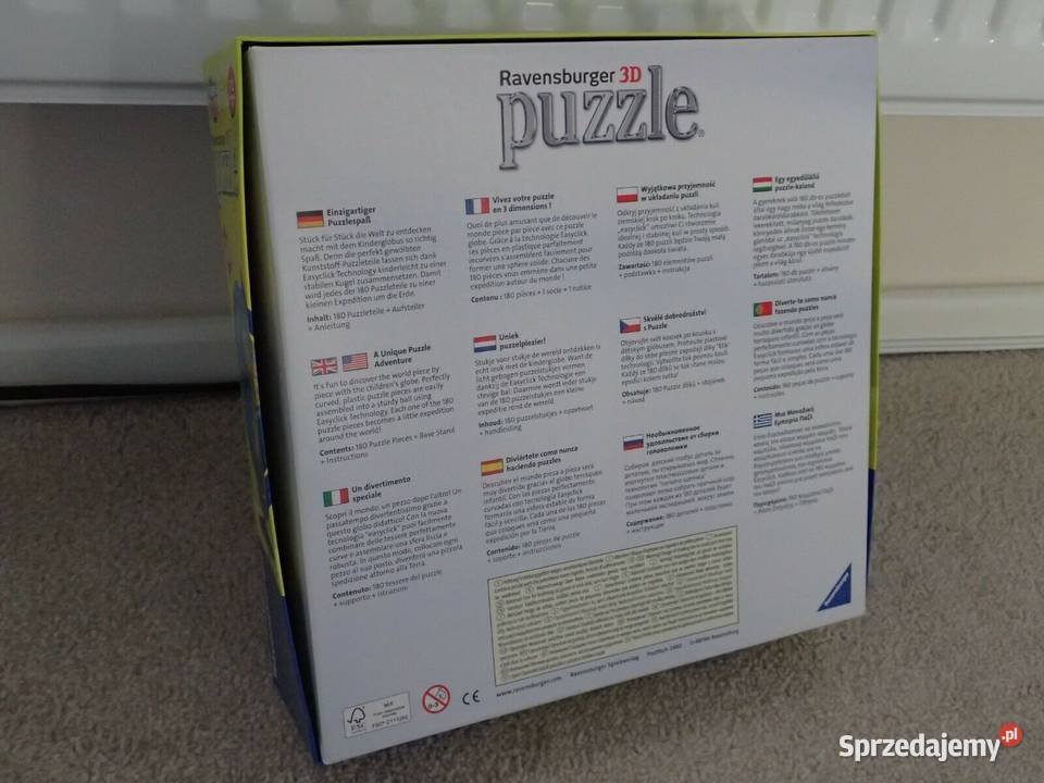 Puzzle Ravensburger 3D childrens globe Zamość