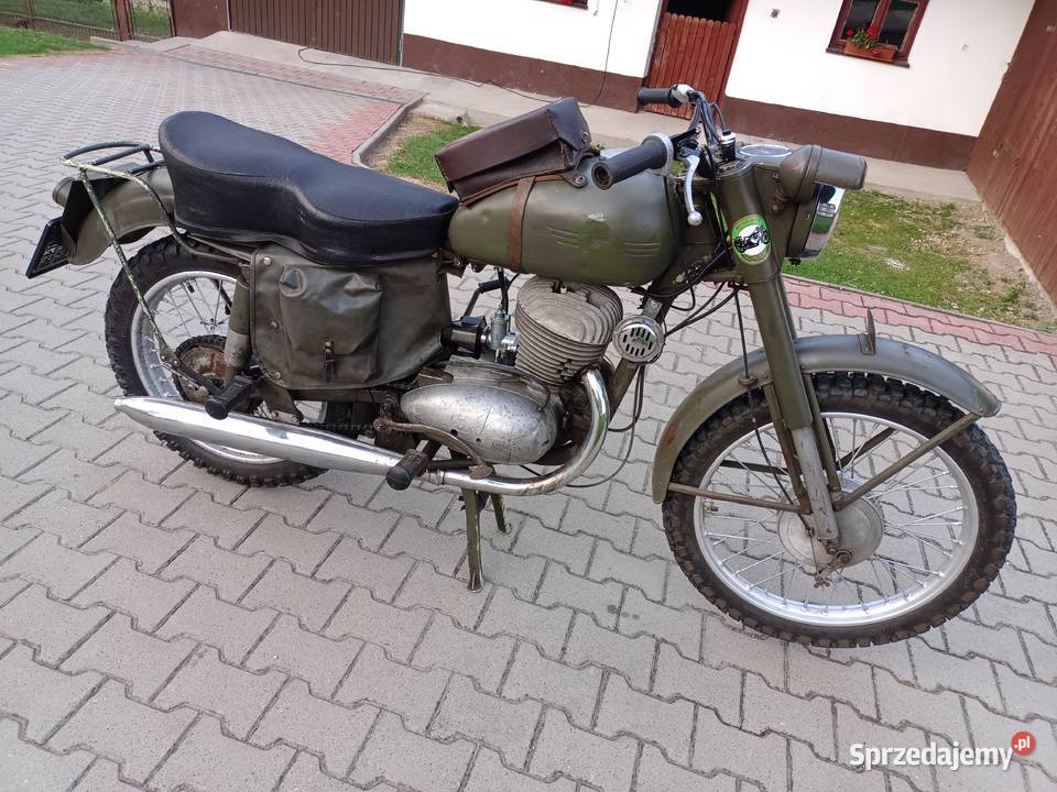 Jawa 579 z armii szwedzkiej Rok produkcji 1962 Jawa Zabrzeż sprzedam