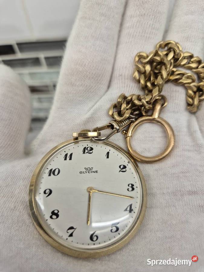 Kieszonkowy pocket watch Glycine Zegarki i Biżuteria Chorzów