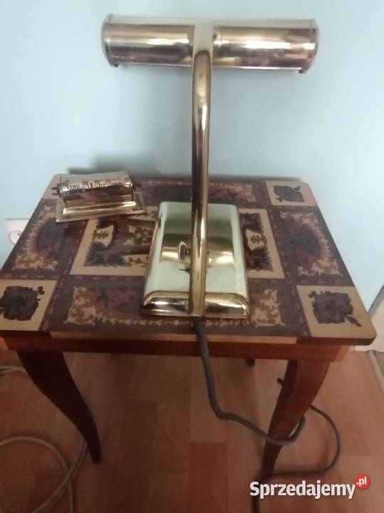 Lampa gabinetowa Bankierska z łat 50 tych Art Kraków