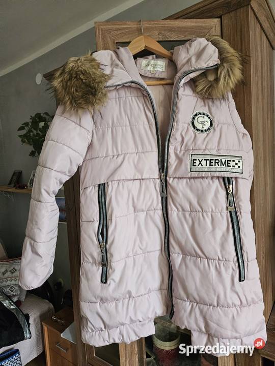 Kurtka zimowa różowa Odzież damska lubelskie