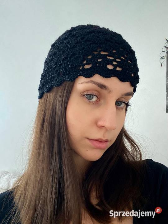 Ażurowa czapeczka dokerka Jastków